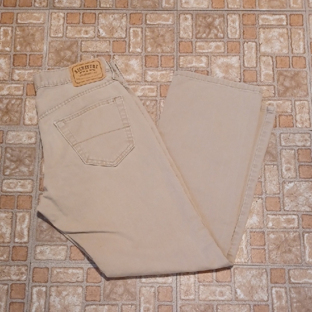 Signature by Levi Strauss Tan Jeans Men's 30x30